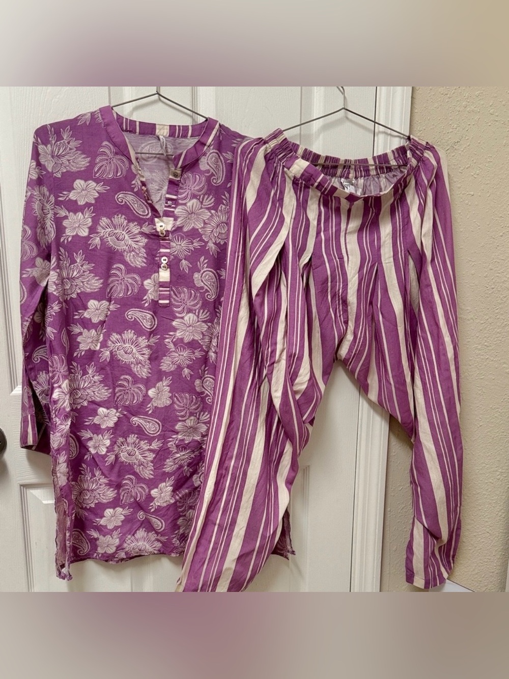 Women’s Purple Ethnic brand 2 piece set